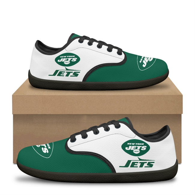 Men's New York Jets Low Top Sneakers/Shoes 001 (Pls check description for details)